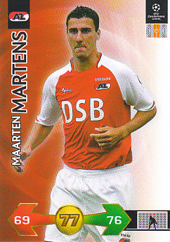 Maarten Martens AZ Alkmaar 2009/10 Panini Super Strikes CL #21